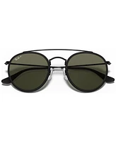 Ray-Ban Polarized Sunglasses , RB3647N Round Double Bridge