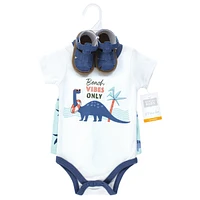Hudson Baby Boys Cotton Bodysuit