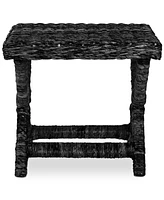 Lacey Indoor/Outdoor Single Wicker Bench