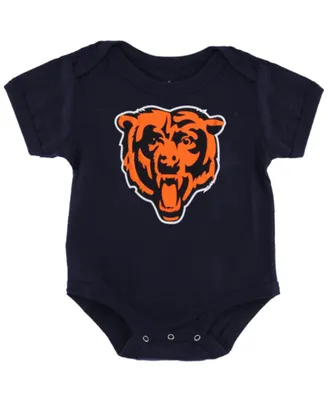 Newborn Boys and Girls Navy Chicago Bears Team Logo Bodysuit