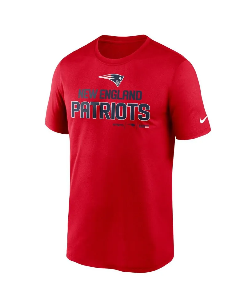 Men's Nike Red New England Patriots Legend Community Performance T-shirt