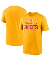 Men's Nike Gold Kansas City Chiefs Legend Community Performance T-shirt