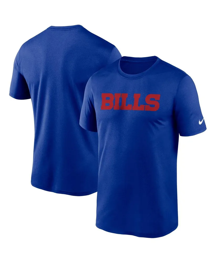 Men's Nike Royal Buffalo Bills Wordmark Legend Performance T-shirt