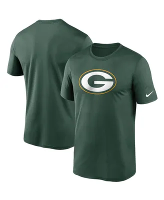 Men's Nike Green Green Bay Packers Logo Essential Legend Performance T-shirt