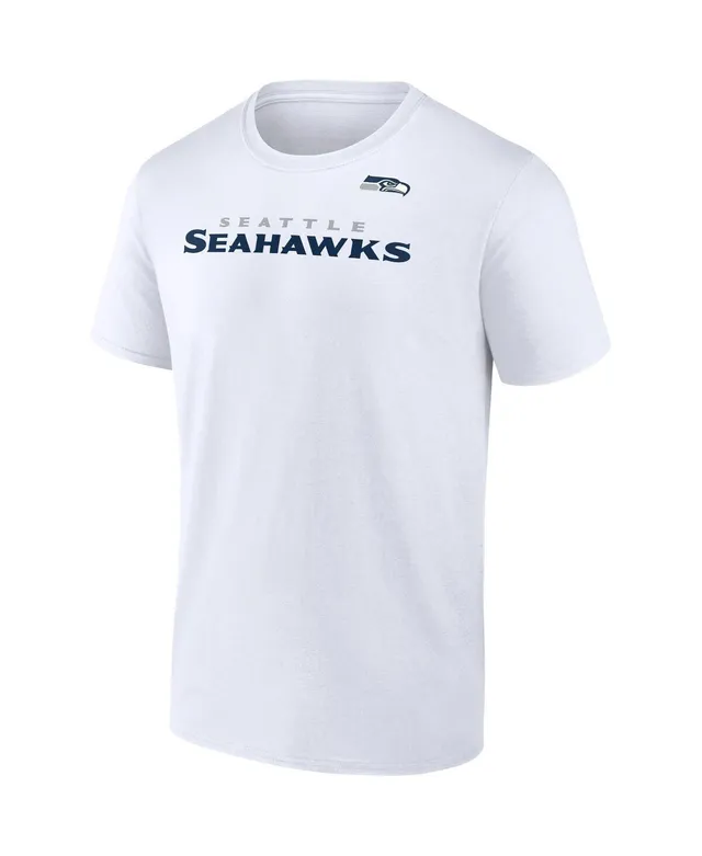 Men's Fanatics Branded White Seattle Seahawks Big & Tall Hometown Collection Hot Shot T-Shirt