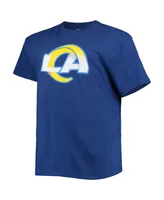 Men's Fanatics Matthew Stafford Royal Los Angeles Rams Big and Tall Player Name Number T-shirt