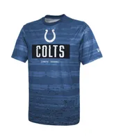 Men's New Era Royal Indianapolis Colts Combine Authentic Sweep T-shirt