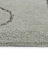 Kaleen Micha MCA95 2' x 8' Runner Area Rug - Silver