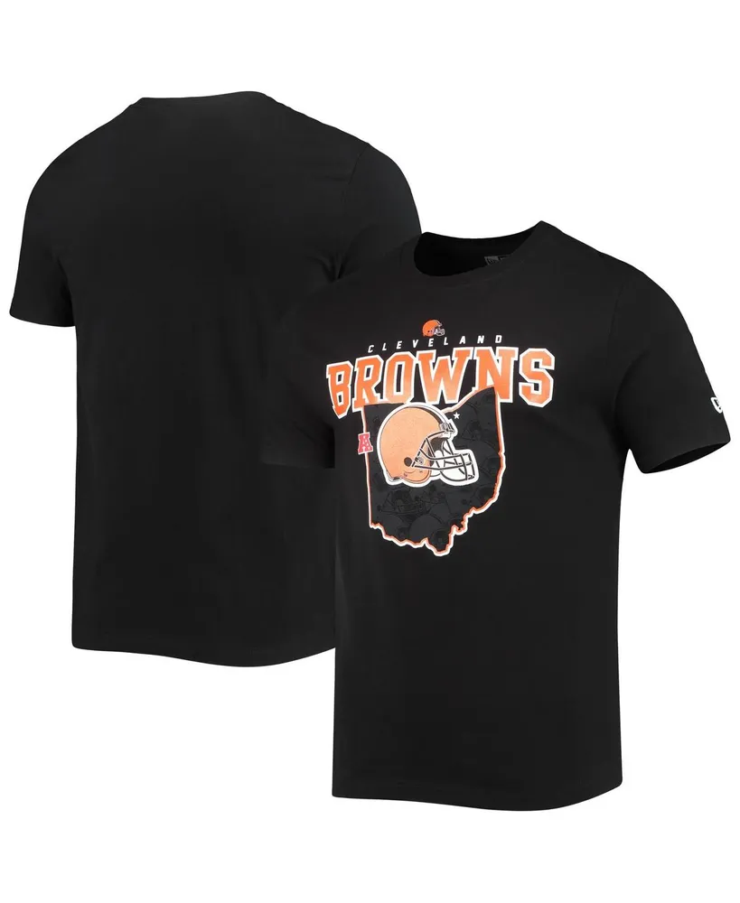 Men's New Era Black Cleveland Browns Local Pack T-shirt