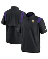 Men's Nike Black Minnesota Vikings Coaches Chevron Lockup Pullover Top