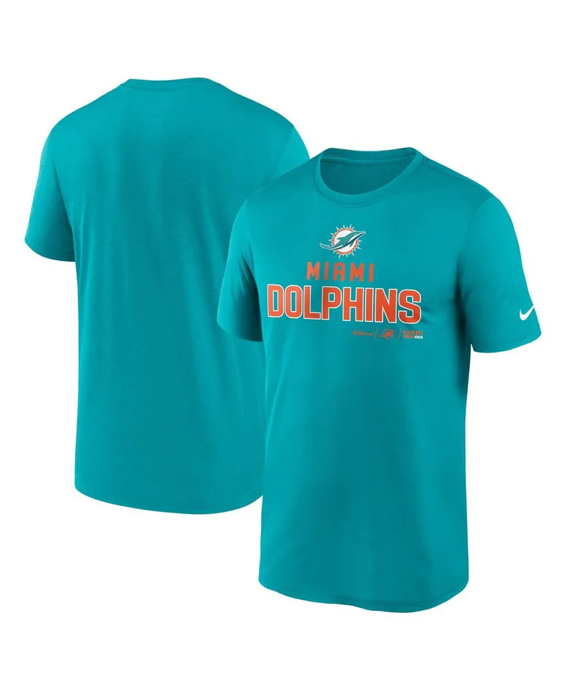 Men's Nike Aqua Miami Dolphins Legend Community Performance T-shirt