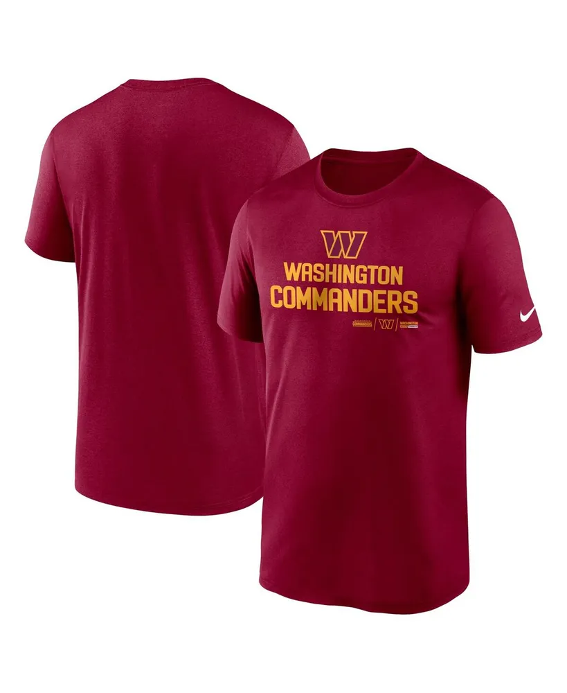 Men's Nike Burgundy Washington Commanders Legend Community Performance T-shirt