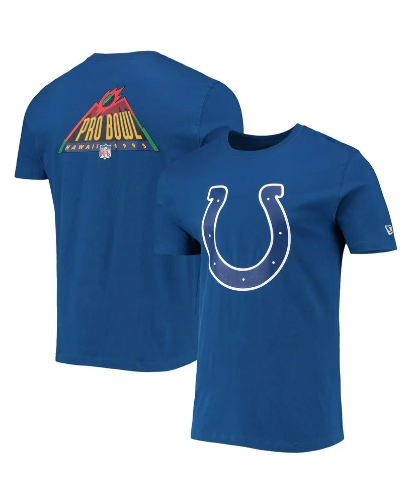 Men's New Era Cream Indianapolis Colts Sideline Chrome T-Shirt