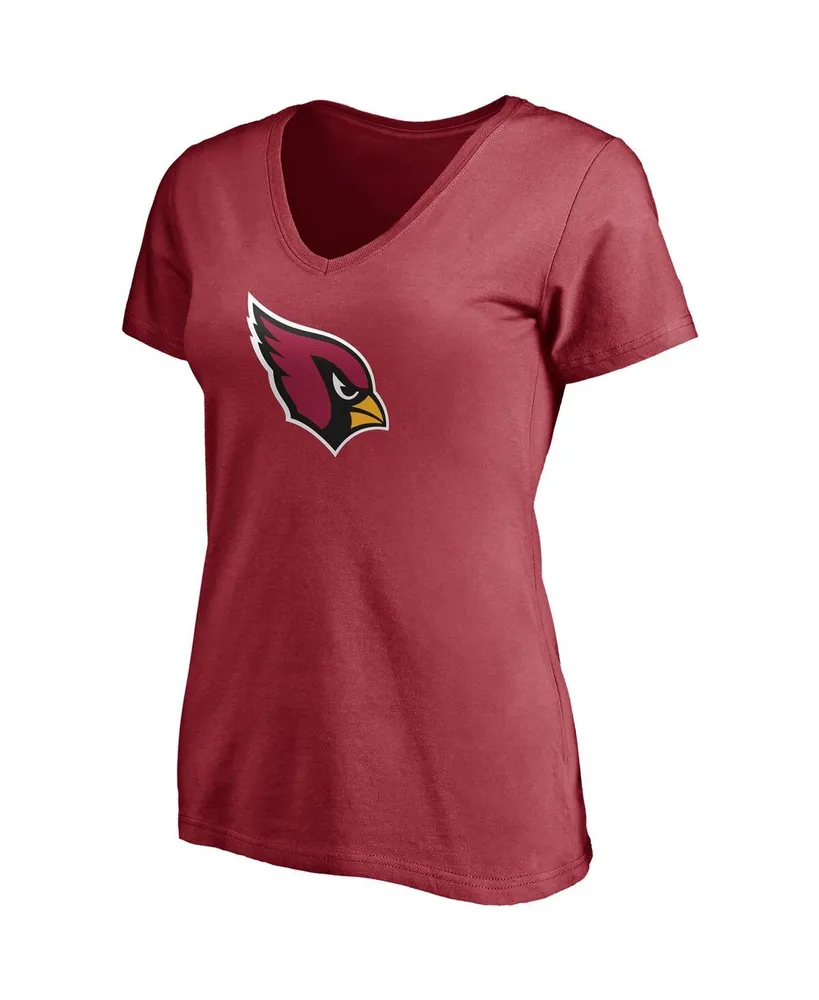 Women's Fanatics Kyler Murray Cardinal Arizona Cardinals Player Icon Name and Number V-Neck T-shirt