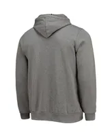 Men's Nfl x Darius Rucker Collection by Fanatics Heathered Charcoal Washington Commanders Sponge Fleece Full-Zip Hoodie