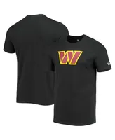 Men's New Era Black Washington Commanders Stadium Logo T-shirt