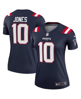 Women's Nike Mac Jones Navy New England Patriots Legend Jersey