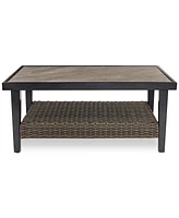 Closeout! Belmont Outdoor 44"x25" Rectangle Tile Top Coffee Table