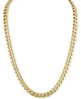 Men's Curb Link 22" Chain Necklace in Stainless Steel