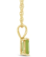 Peridot (1-3/4 ct. t.w.) Pendant Necklace in 14K Yellow Gold