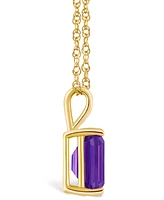 Amethyst (3-1/7 ct. t.w.) Pendant Necklace 14K Yellow Gold or White