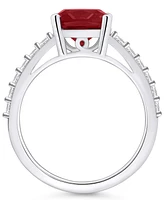 Macy's Garnet (2-3/4 Ct. T.w.) and Diamond (1/3 Ring 14K Gold