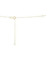 Wrapped in Love Diamond Circle Cluster Pendant Necklace (3/4 ct. t.w.) in 14k Gold, 16" + 4" extender, Created for Macy's
