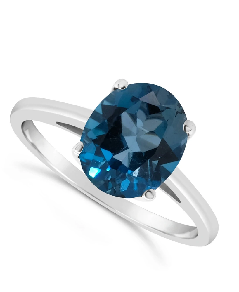 Macy's London Topaz (3-5/8 ct. t.w.) Ring 14K White Gold