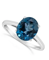 Macy's London Topaz (3-5/8 ct. t.w.) Ring 14K White Gold