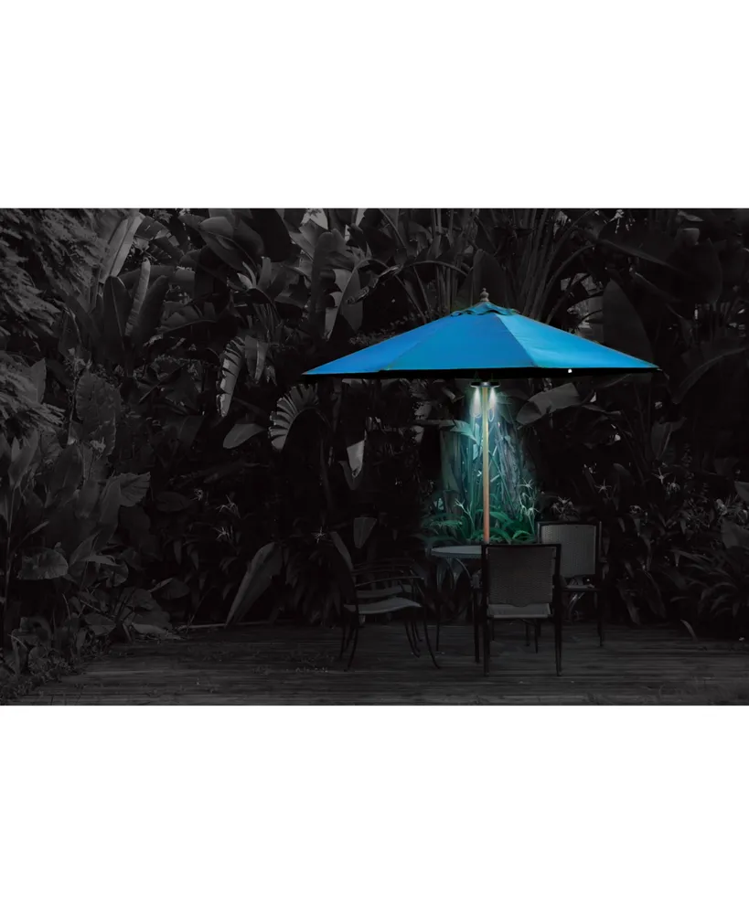 Patiolite Wireless Led Umbrella Speaker with Clip-On Design