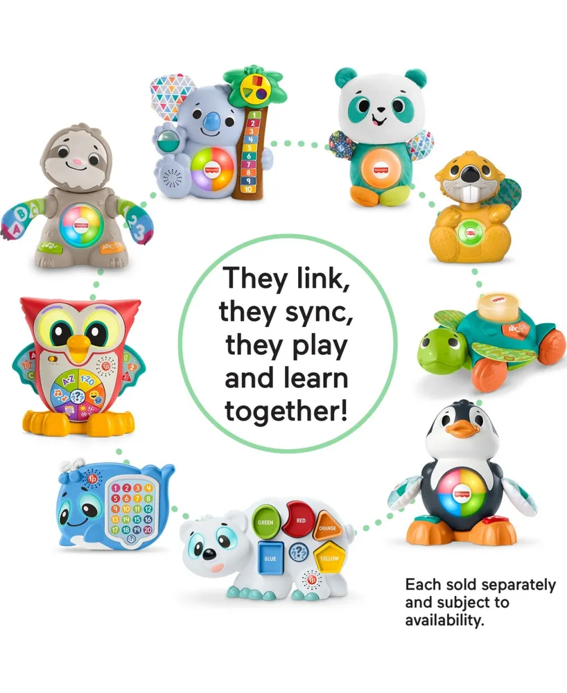 Fisher-Price Linkimals Interactive Toddler Learning Toy Owl with Lights and Music