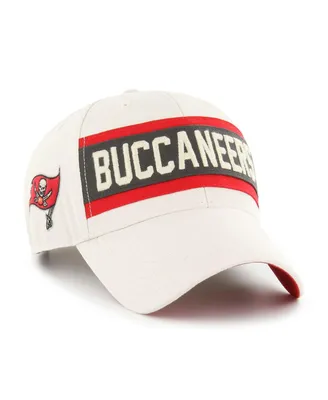 Men's '47 Cream Tampa Bay Buccaneers Crossroad Mvp Adjustable Hat