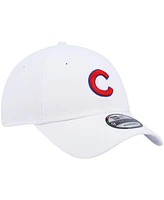 Men's New Era White Chicago Cubs Fashion Core Classic 9TWENTY Adjustable Hat
