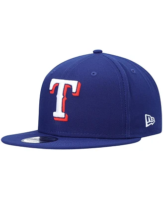 Men's New Era Royal Texas Rangers Primary Logo 9FIFTY Snapback Hat