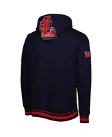 Men's Pro Standard Navy St. Louis Cardinals Mash Up Logo Pullover Hoodie