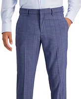 Perry Ellis Men's Slim-Fit Essentials Plaid Dress Pants