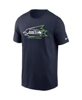 Men's Nike College Navy Seattle Seahawks Essential Local Phrase T-shirt