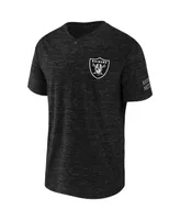 Men's Nfl x Darius Rucker Collection by Fanatics Black Las Vegas Raiders Slub Henley T-shirt