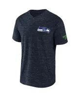 Men's Nfl x Darius Rucker Collection by Fanatics College Navy Seattle Seahawks Slub Henley T-shirt