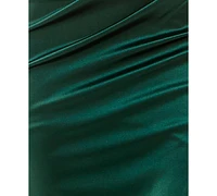 Emerald Sundae Juniors' Pleated Gown