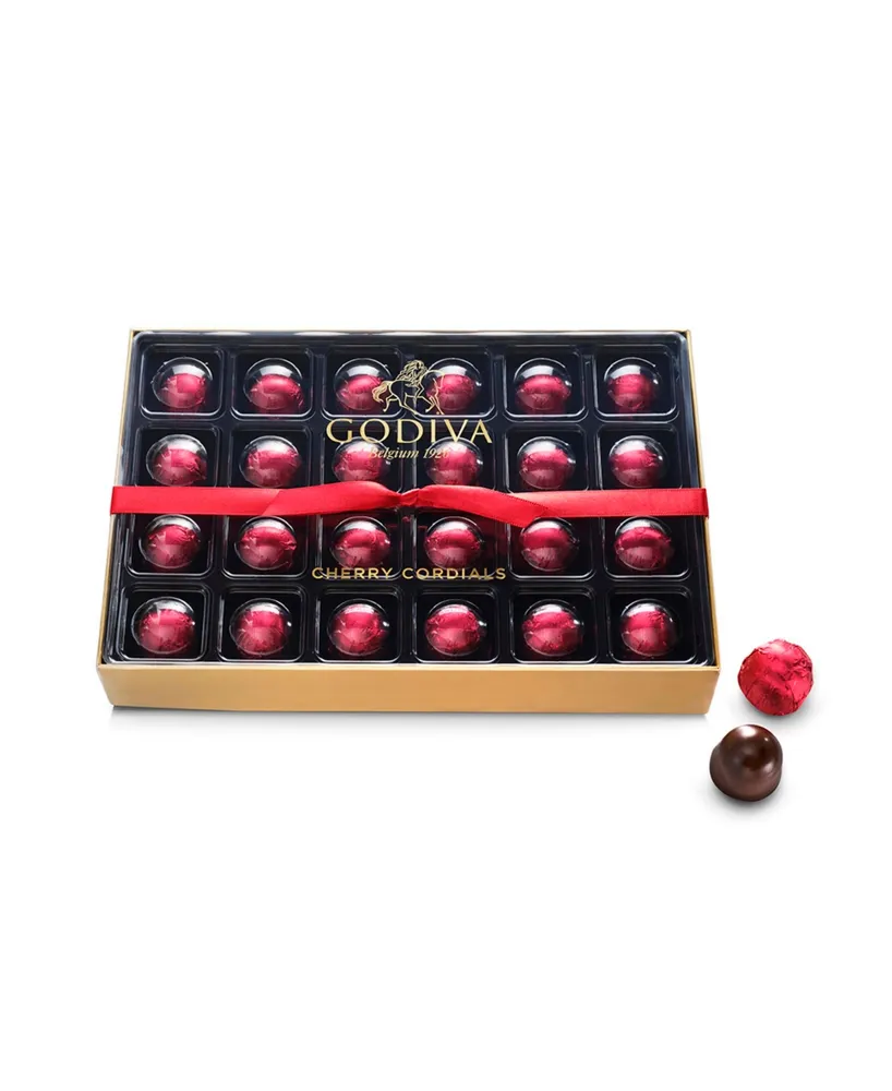 Godiva Cherry Cordial Gift Box, 24 Piece