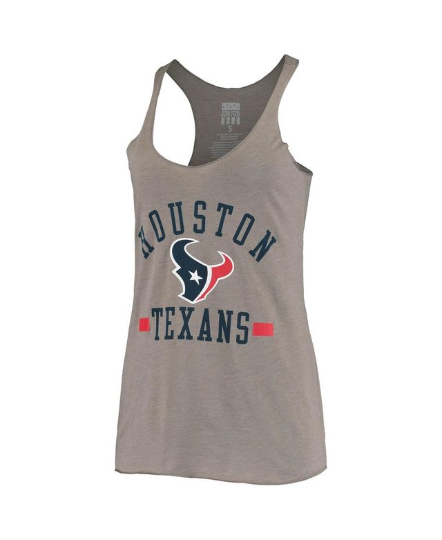 Women's Junk Food Navy Houston Texans Touchdown Tank Top