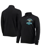 Men's Starter Black Jacksonville Jaguars Heisman Quarter-Zip Jacket