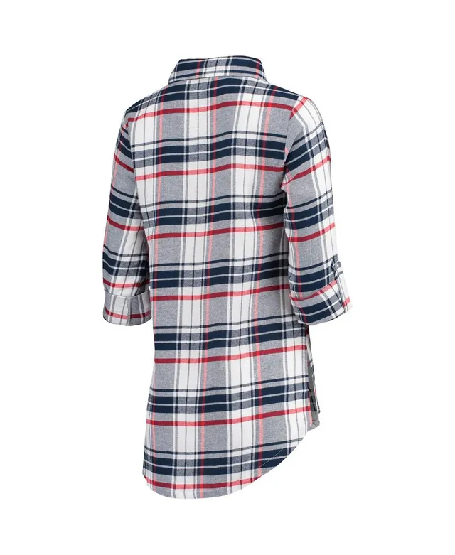 Concepts Sport Women's Navy Dallas Cowboys Plus Size Mainstay Flannel  Full-Button Long Sleeve Nightshirt - Macy's