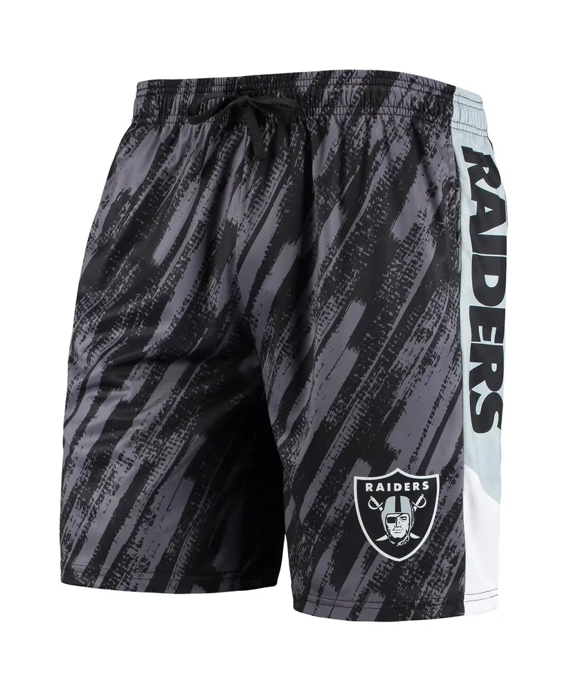 Men's Foco Black Las Vegas Raiders Static Mesh Shorts