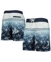 Men's G-iii Sports by Carl Banks Navy New England Patriots Island Volley Swim Shorts