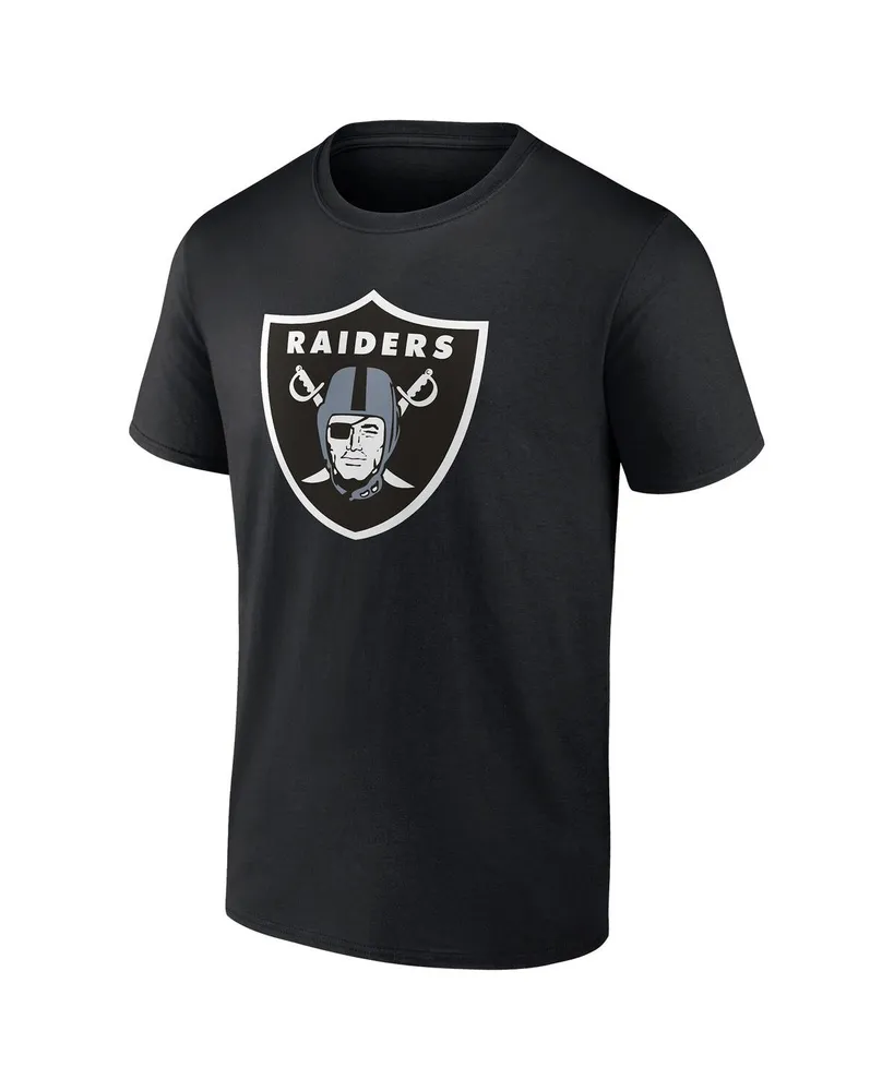 Men's Fanatics Davante Adams Black Las Vegas Raiders Player Icon Name and Number T-shirt