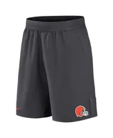 Men's Nike Anthracite Cleveland Browns Stretch Woven Shorts