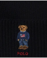 Polo Ralph Lauren Men's Solid Flag Bear Beanie