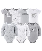 The Peanutshell Baby Boys Newborn Shower Gift Set Layette Essentials, Grey, White